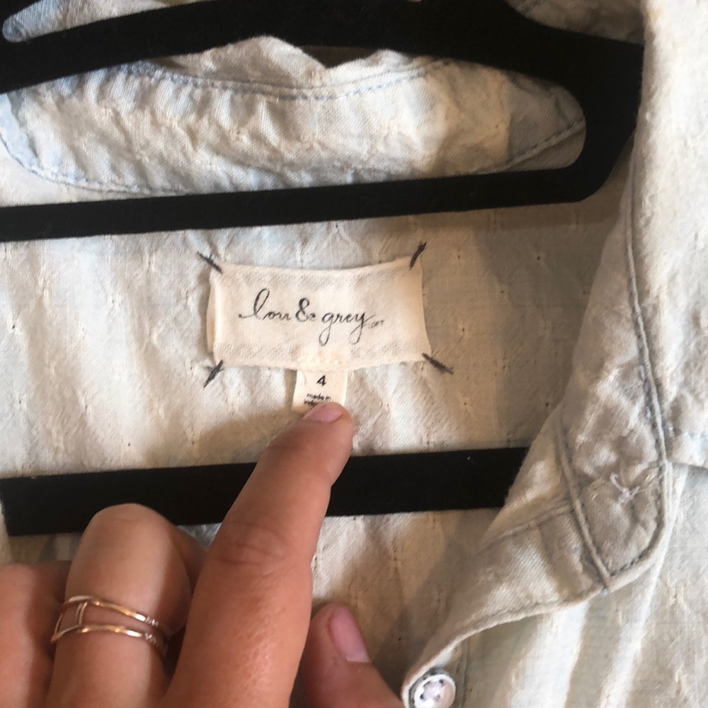 Lou And Grey Draw String Romper Size 4 - image 6